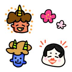 emoji of setsubun