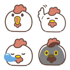 Cute chicken emoji 3