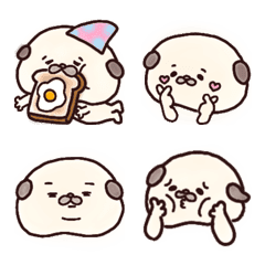 Pug everyday emoji 3