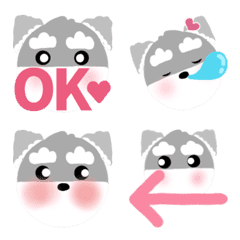 schnauzer dog emoji