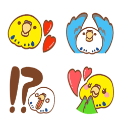 Lively budgerigar Emoji