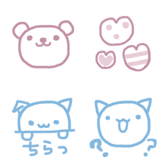 simple color emojis