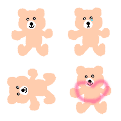 Too cute bear stuffed animal Emoji