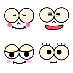 Eye big simple face Emoji