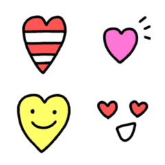Emoji with heart only 6