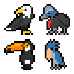 Pixel birds