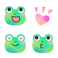Kawaii frog face