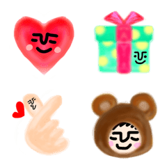 Gently convey feelings emoji