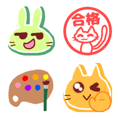 Cute animals Emoji like a cookie 9th.