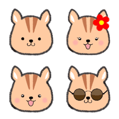 Cute Pretty Squirrel Emoji