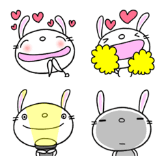 yuko's rabbit ( greeting ) Emoji