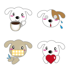 Cute puppy Emoji.