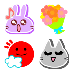 Cute animals Emoji like a cookie 10th.