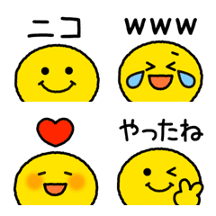 Message and Face Simple Emoji