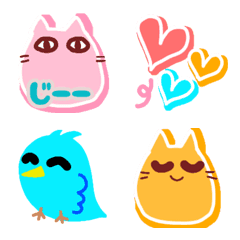 Cute hamster Emoji like a cookie .