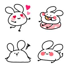 Emoji of creatures like funny rabbit