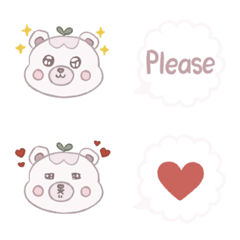 BR: Pink bear is hear. emoji