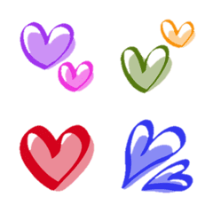 Emoticons full of hearts 1