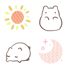 white hamster emoji2
