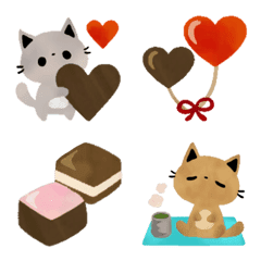 Cute spring emoji set