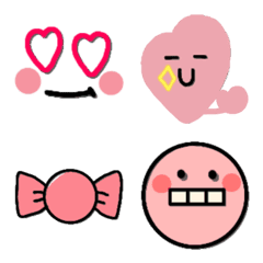 Cute Emoji full of pink2