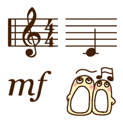 Sheet music emoji