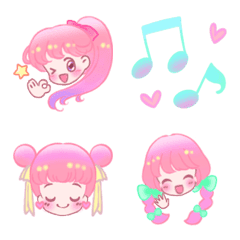 Cute and dreaming girl Emoji