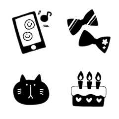 black cute Emoji