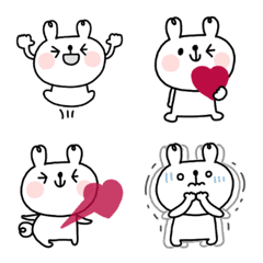 simple Rabbit Emoji #2