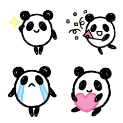 Emoji of an draft egg panda