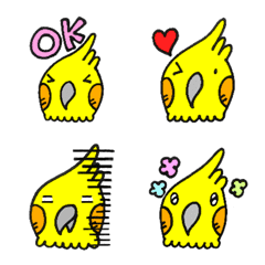 cockatiel cute emoji