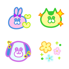 Fancy animals of Emoji