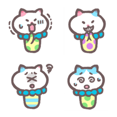 Cat kokeshi doll used every day