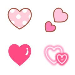 Assortment of heart emoji