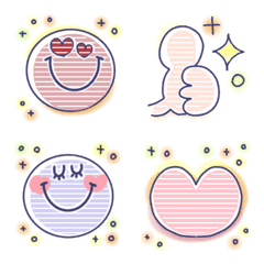 Border pattern smile colorful Emoji