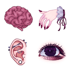 Aestheticism Body parts Emoji