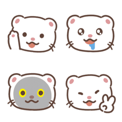 Cute little ferret emoji