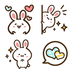 white rabbit is simple Emoji2