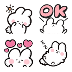 Simple Overtime rabbit Emoji