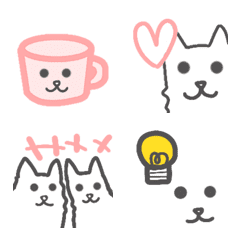 My fluffy dogs.Easy to use simple Emoji