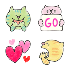 colorful cat brothers Emoji
