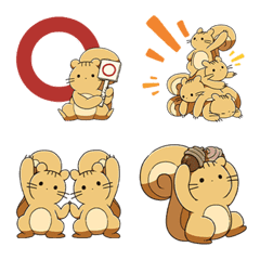 Forest squirrel emoji