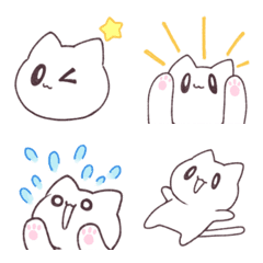 Emoji de gato alegre３
