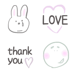 Simple rabbit and turtle