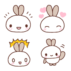Lattepalu rabbit emoticons