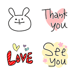 Easy-to-use Rabbit Emoji