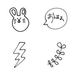 Simple handwriting emojis!