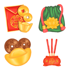 Chinese New Year cute emoji