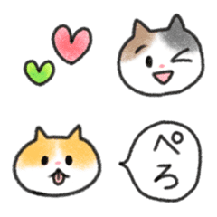 Hachiware cat's emoji