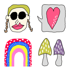 Popopo's girls & scandinavian emoji